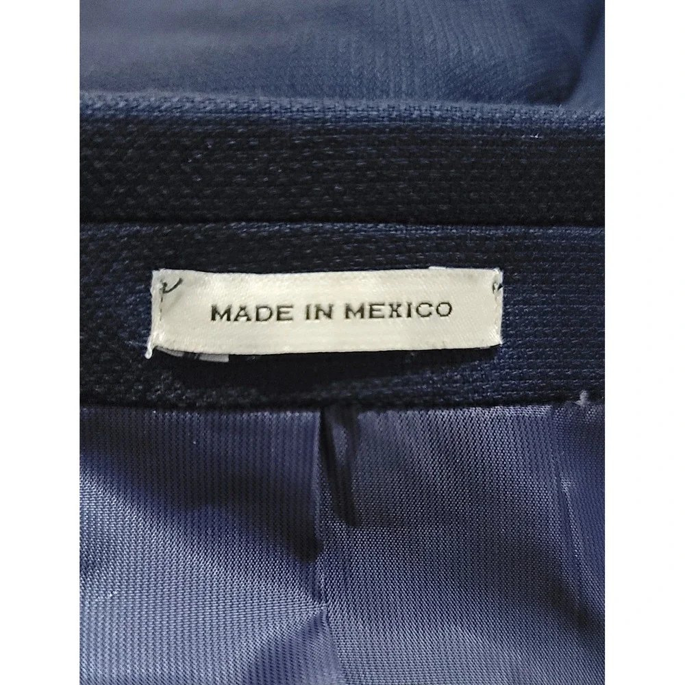 Joseph Abboud Heritage Men's Blue Angelico Fabric 2‎ Button Blazer Size 40 Long
